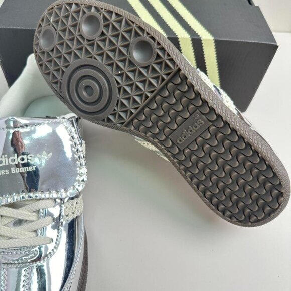 Adidas Samba x Wales Bonner Low Silver Metallic Sneakers - Picture 6 of 6